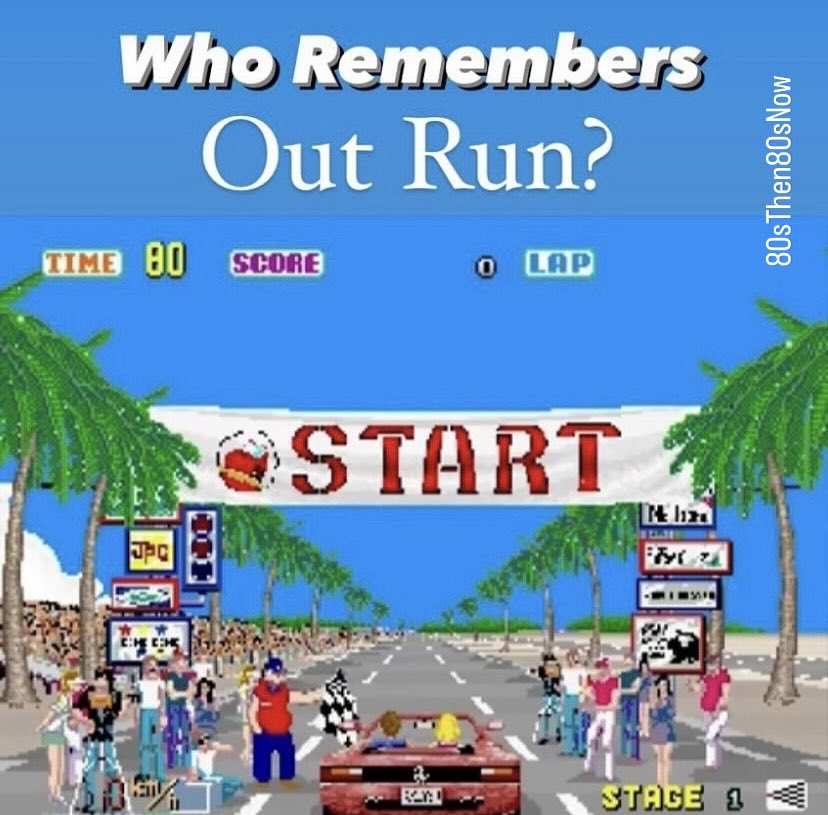 Released in 1986, Out Run Was THE Highest Grossing Arcade Game of 1987 Worldwide and Sega’s Most Successful Arcade Cabinet of the 1980s. #OutRun #Racing #Cars #Drive