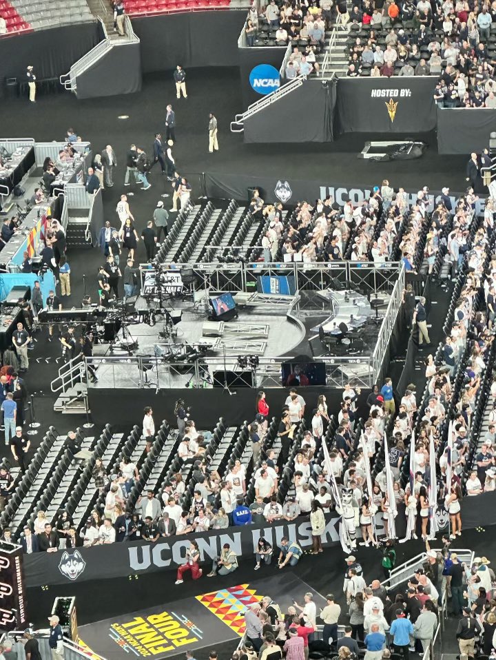 Purdue vs UConn student section