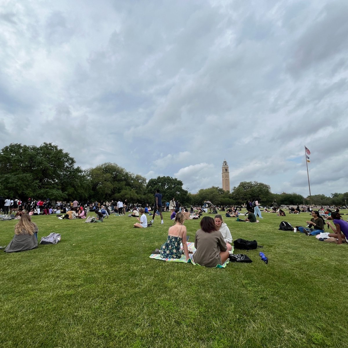 Whoomp, whoomp, whoomp... 😞 🎺 It rained on our parade... grounds! The weather didn't cooperate with the solar eclipse🌧️, but the turnout was awesome. Thanks for showing up! See you again in 2044 😅 #GeauxScience