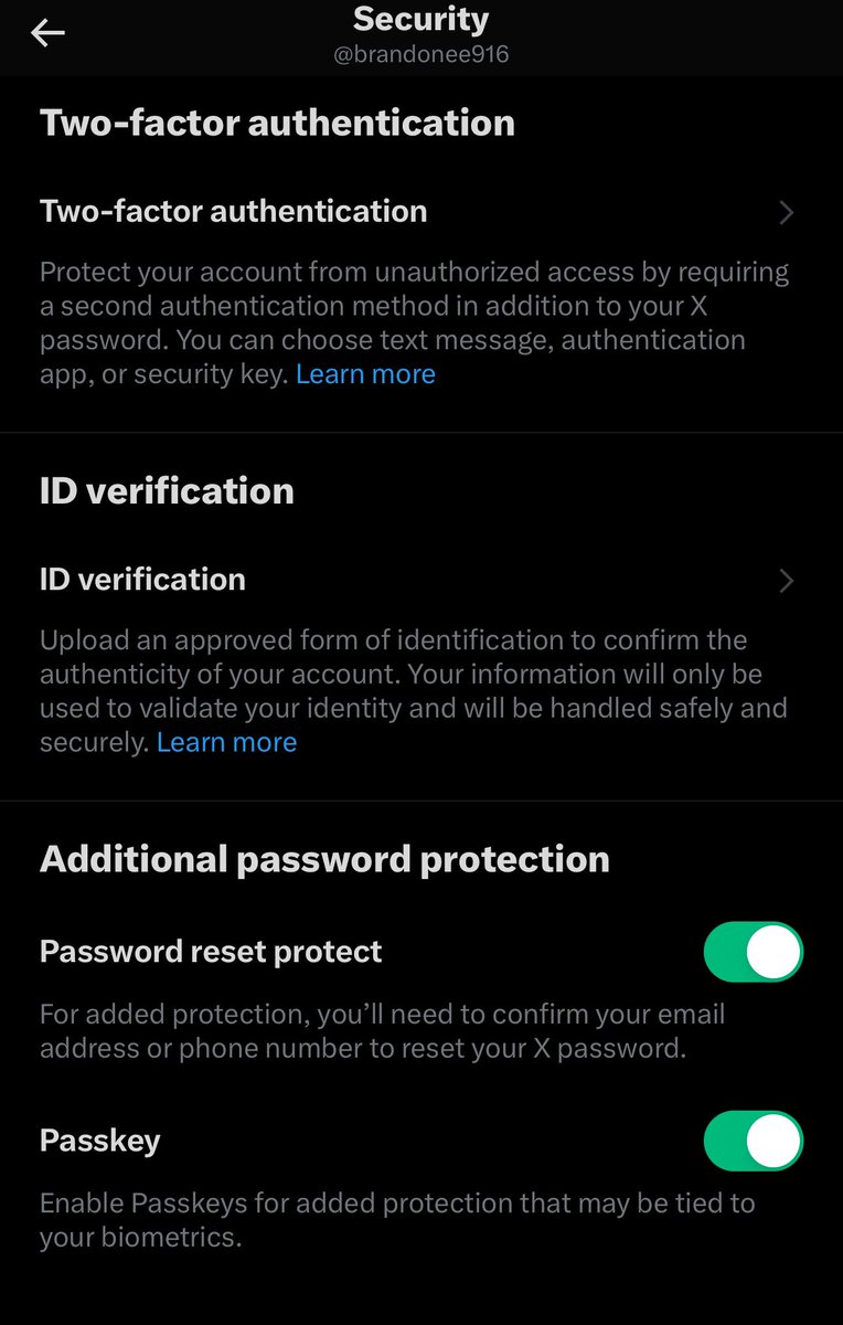 Passkey Support has officially rolled out for X on iOS 🥳 > Settings and Support > Settings and Privacy > Security and Account Access > Security > Toggle the Passkey option