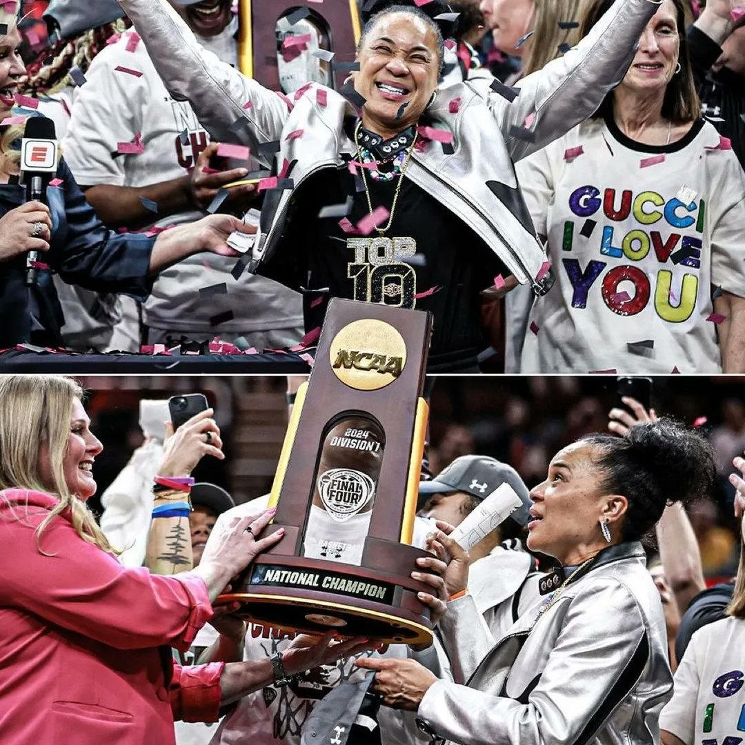 Dawn Staley and the Gamecocks with the ultimate comeback 🔥#dawnstaley #southcarolinagamecocks