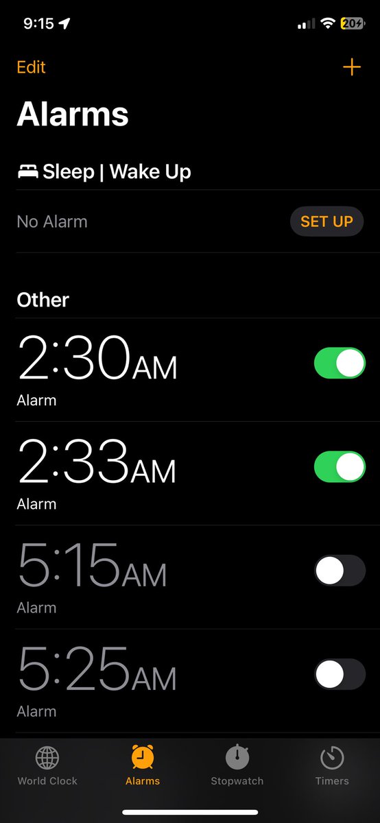 kdsmith08's tweet photo. When you get to wake up to go to @TheMasters in the morning, you look forward to these alarms. https://t.co/PocPQ5pRVP