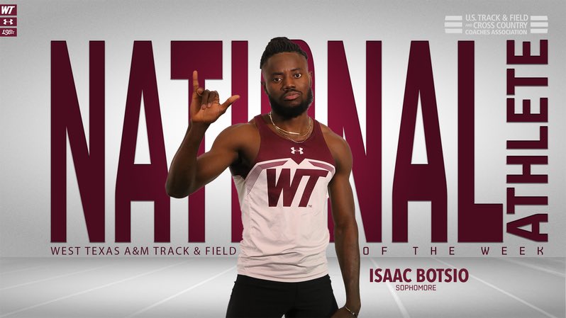 G.S.T.S SOLDIER 

Issac Botsio- A former GSTS Takoradi student-athlete is the fastest man in the world right now regardless of wind reading.

He clocked 9.90 (+2.2) in the 100m at Joe Meaker Classic and Multi this weekend. 

Botsio schools at West Texas A&M.