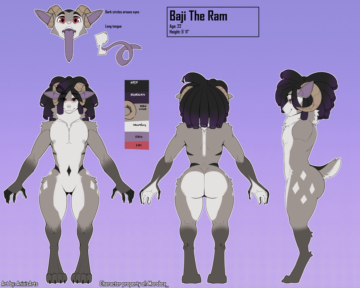 Its been a bit of a long time coming but new year new look I updated Baji's design after like 3 years LOL amazing ref done by @AnixisArts she did so AMAZING HOLY