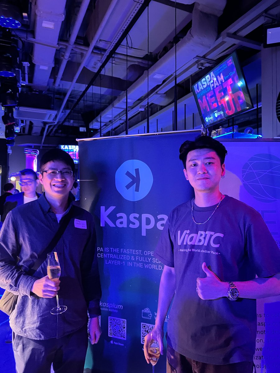 ✨ Big thanks to @KaspaCurrency for having us at their meetup! Really enjoyed the conversations, laughs, and all the crypto insights. Looking forward to the next gathering! 🎉 #Kaspa #CryptoCommunity $KAS