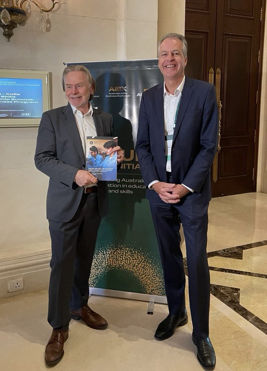 NEW REPORT: The Institute's research report investigates five 🇦🇺 VET providers and their experiences in navigating 🇮🇳 skills landscape. This report was launched by @AusHCIndia at the Aus India Industry, Skills & Business Summit in New Delhi. Read here: bit.ly/3vKaPPC