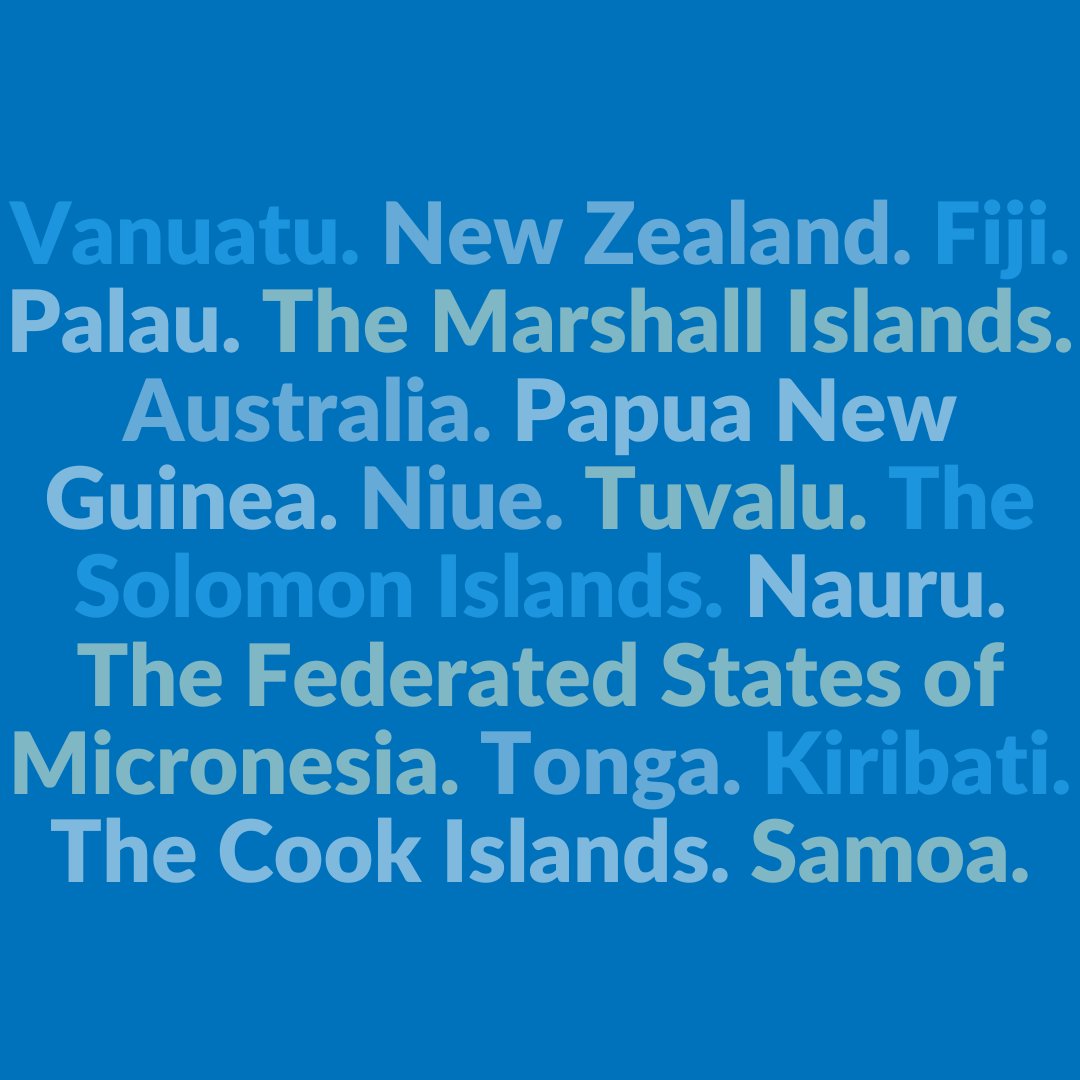 UNHCR’s office in 📍Canberra, Australia, promotes refugee rights in all of these (16) countries.