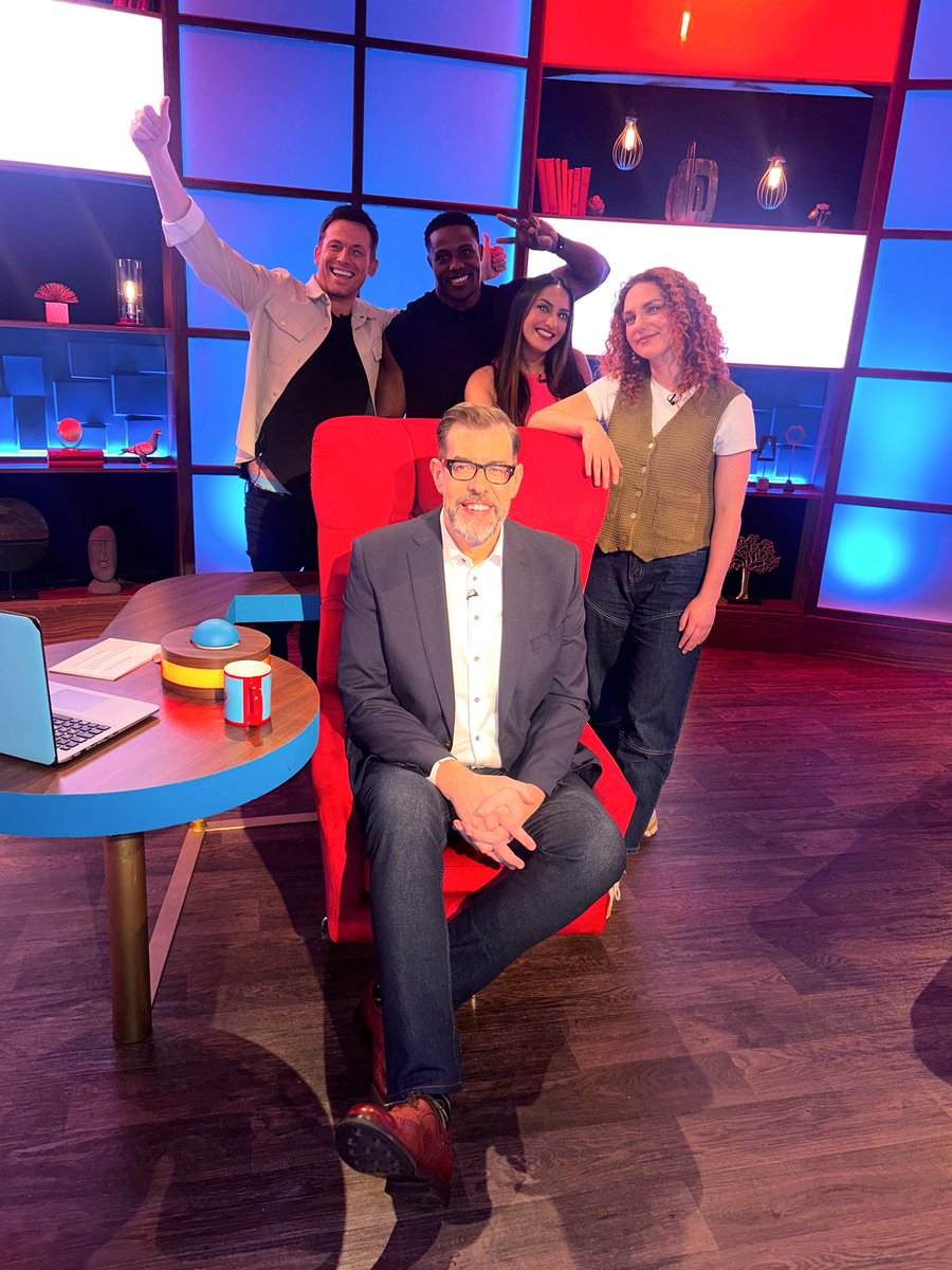 What a day! Can’t wait for you to see this episode of @richardosman House Of Games - coming soon on @BBCTwo 😂🔥