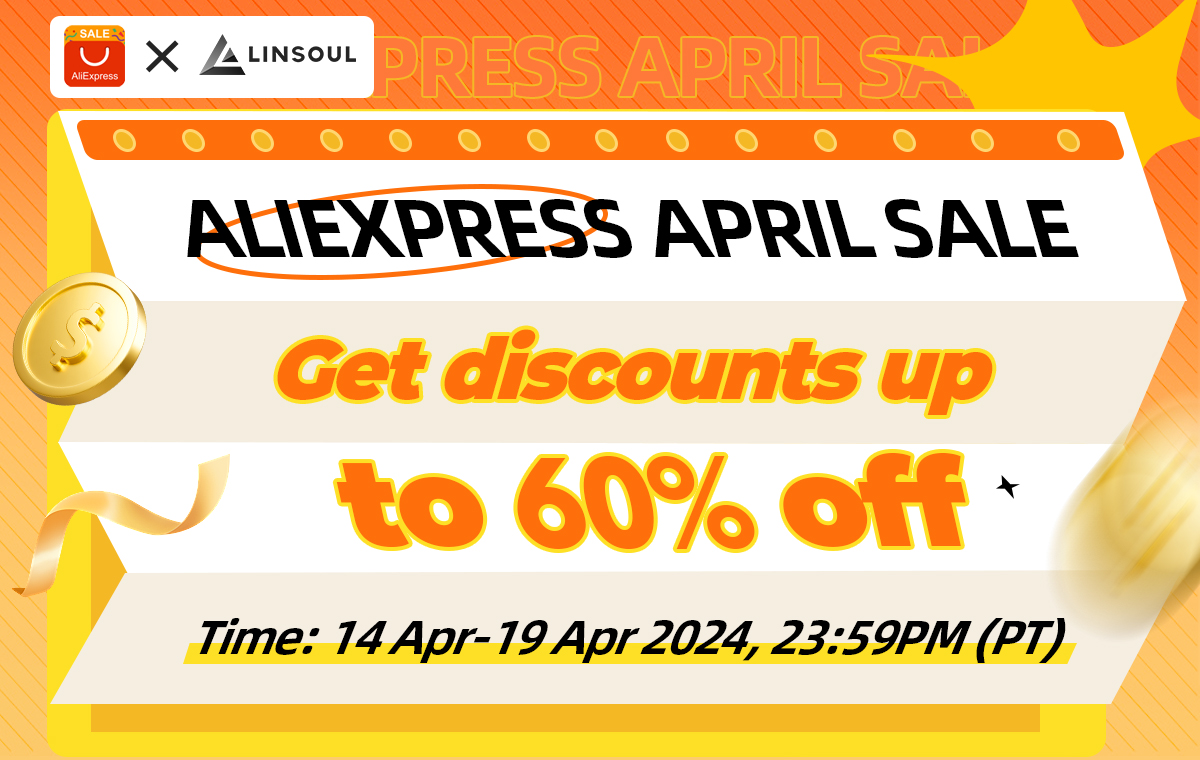 #Linsoul's AliExpress April Sale starts in 24 hours! 🎉 aliexpress.com/store/11024366… Sale period: 15 - 20 April 2024 (GMT+8) #hifi #iems #tech #shopping #DealAlert #Aliexpress #discount #audiophile