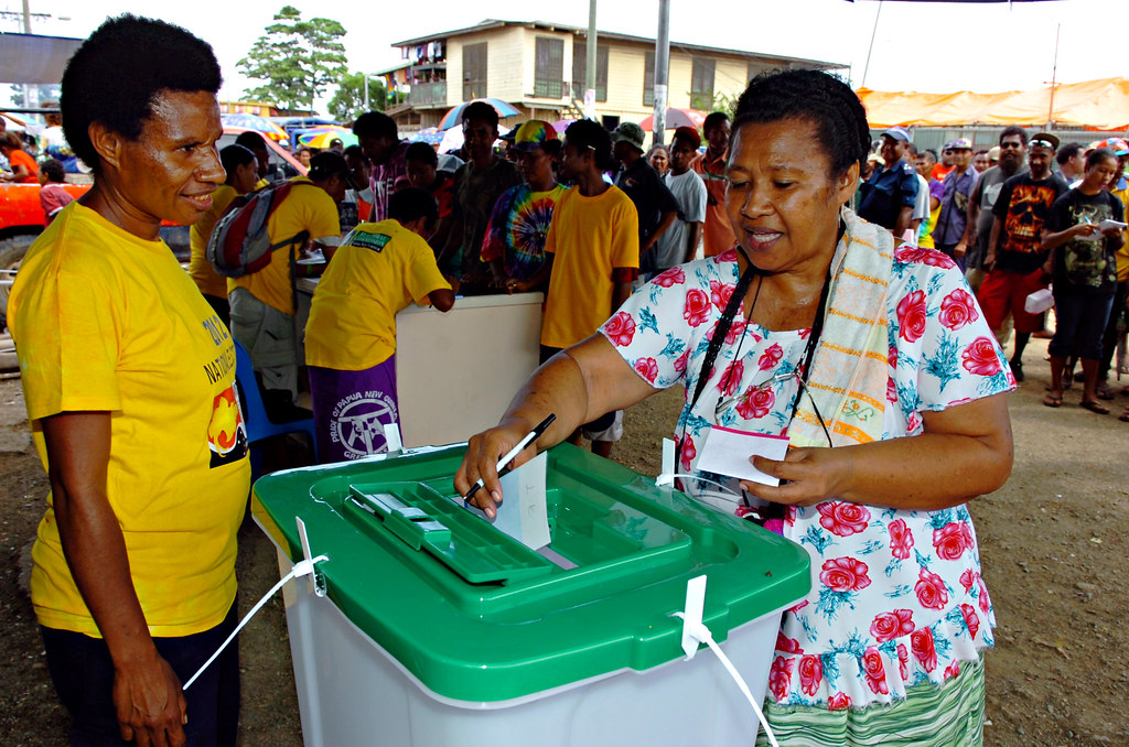 In their In Brief piece, Diego Romario De Fretes and Johni R.V. Korwa discuss challenges associated with the administration of previous elections in Papua, including the noken system, and suggest a view to improve the conduct of the 2024 elections: shorturl.at/fwGJW