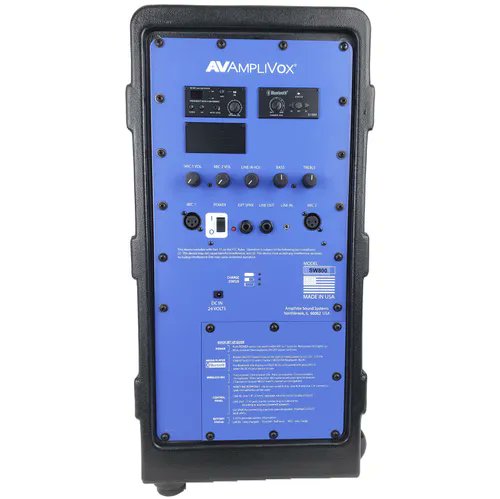 You can tak the AmpliVox Titan Wireless Portable PA anywhere to reach up to 2500 people with crystal clear voice or music.

Its powerful 100 amp projects sound to rooms as large as 10,000 sq. ft. yet can be rolled anywhere using built-in wheels. ampli.com/portable-pa-sy…