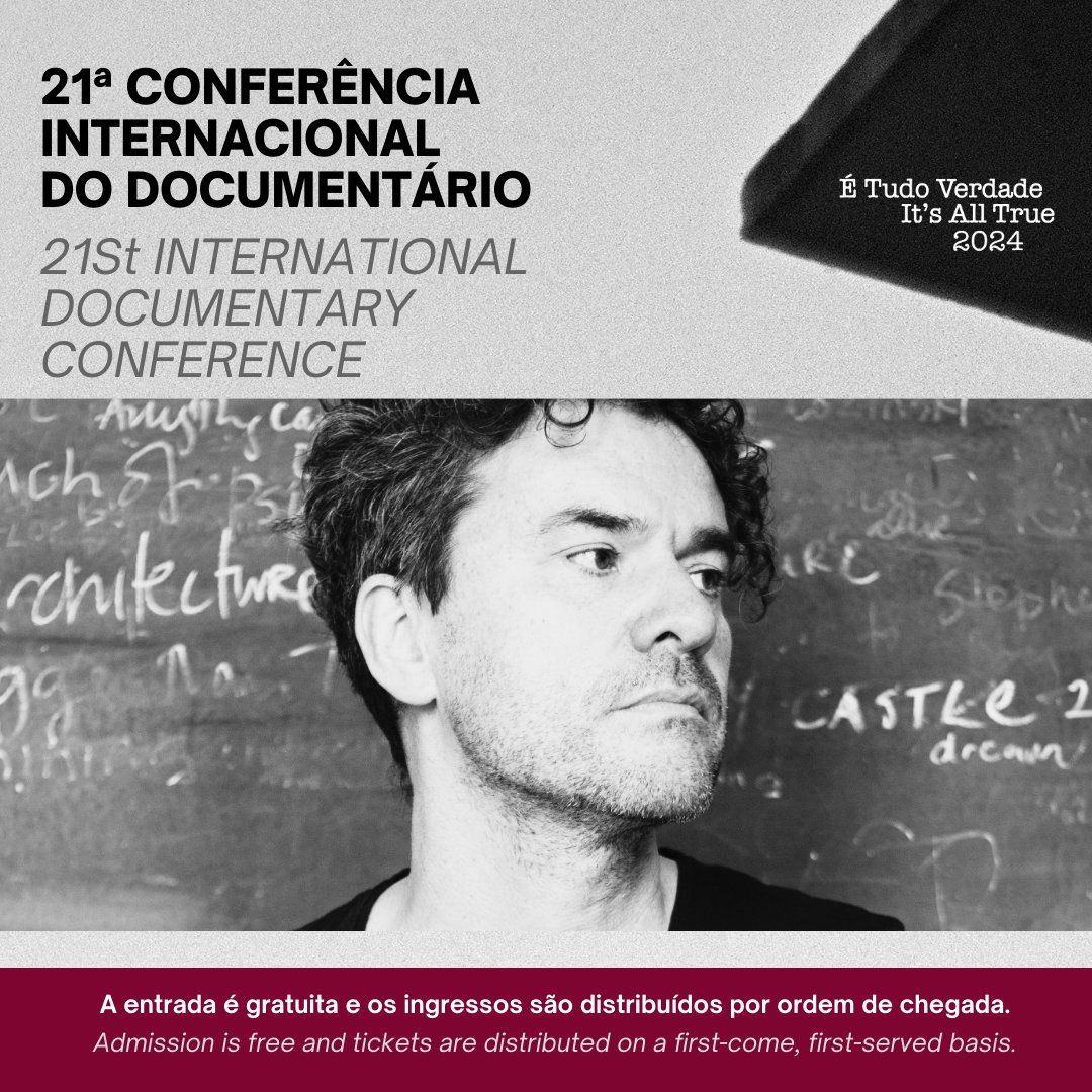 etudoverdade's tweet photo. A 29ª edição do É Tudo Verdade - Festival Internacional de Documentários apresentará a 21ª Conferência Internacional do Documentário, nos dias 9 e 10 de abril na Cinemateca Brasileira (SP). cc @markcousinsfilm
#etudoverdade2024 #etudoverdade #cinemadocumental #cinema https://t.co/KgWOtICPah