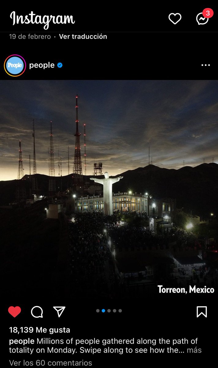 #Torreón en la revista @people 🫶🏻😎

#laguneroprimero #Eclipse2024