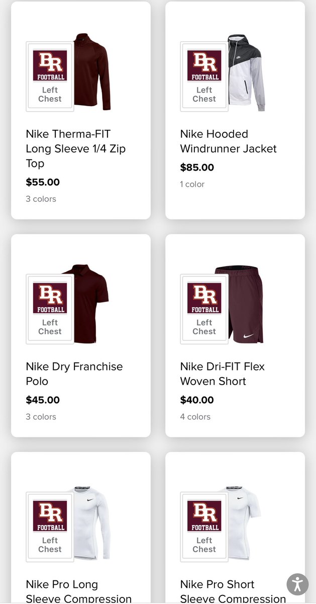 TEAM SHOP NOW OPEN! bsnteamsports.com/shop/BRFBS2024 Click the link above ⬆️ to order your 2024 Season Gear! #WeAreBR