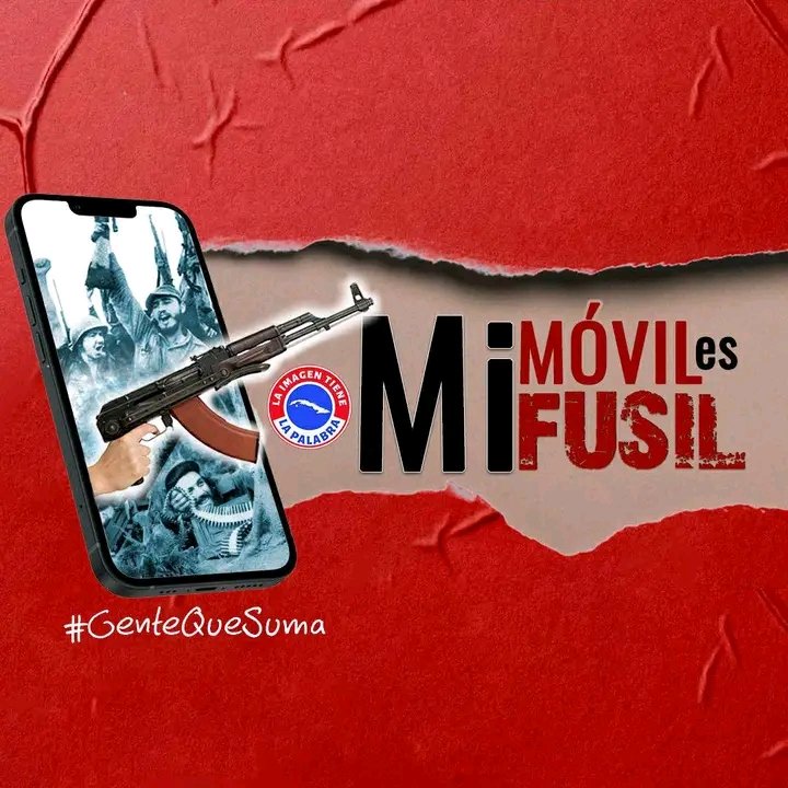 Vamos al combate.
#UnidosXCuba