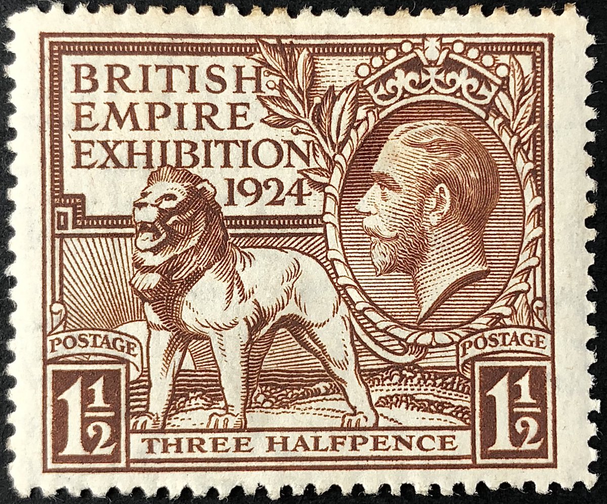 Today’s #EngravedBeauty features the British Empire Exhibition 1924— the aim of which was to stimulate trade and strengthen bonds throughout the British Empire. It is my understanding that this stamp and its 1d counterpart were the first commemorative stamps issued by the UK.