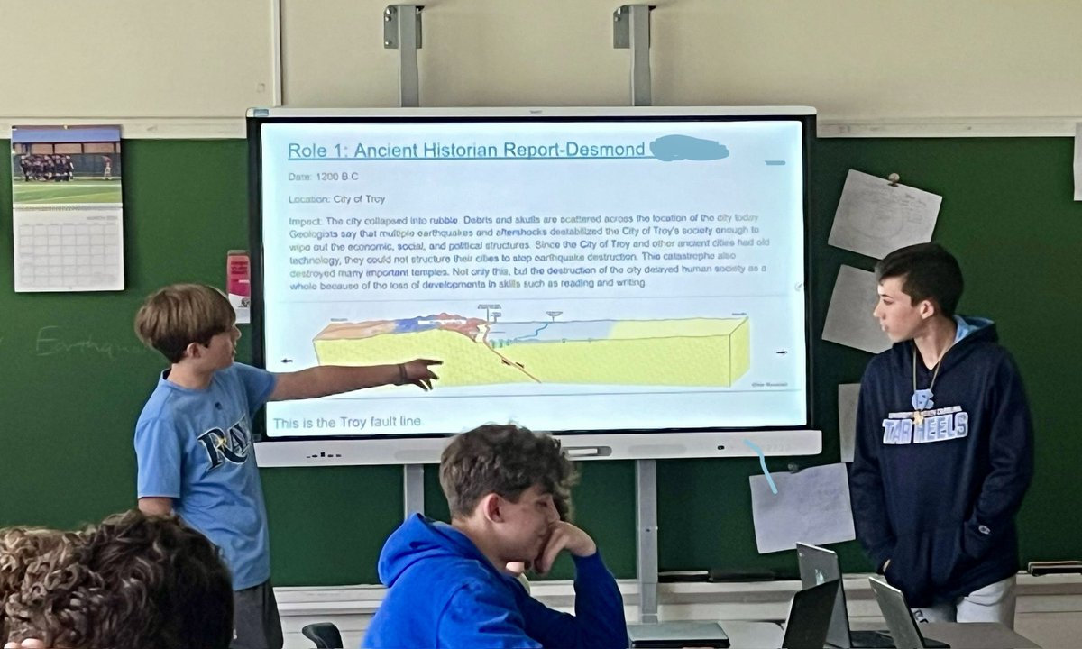 Joseph Gennarelli (@mrgennarellipv) on Twitter photo Today our students analyzed how ancient cultures used mythology to explain earthquakes and eclipses. Honors kids here are presenting their briefings to the class. Great to collaborate with our science peers <a href="/MrsGallanthen/">Gena Gallanthen</a> and <a href="/EdwardKopp7/">Edward Kopp</a> ! #Eclipse2024 <a href="/PVPantherPride/">Pequannock Valley School</a> <a href="/akaye50/">Allen Kaye</a> Today our students analyzed how ancient cultures used mythology to explain earthquakes and eclipses. Honors kids here are presenting their briefings to the class. Great to collaborate with our science peers <a href="/MrsGallanthen/">Gena Gallanthen</a> and <a href="/EdwardKopp7/">Edward Kopp</a> ! #Eclipse2024 <a href="/PVPantherPride/">Pequannock Valley School</a> <a href="/akaye50/">Allen Kaye</a>