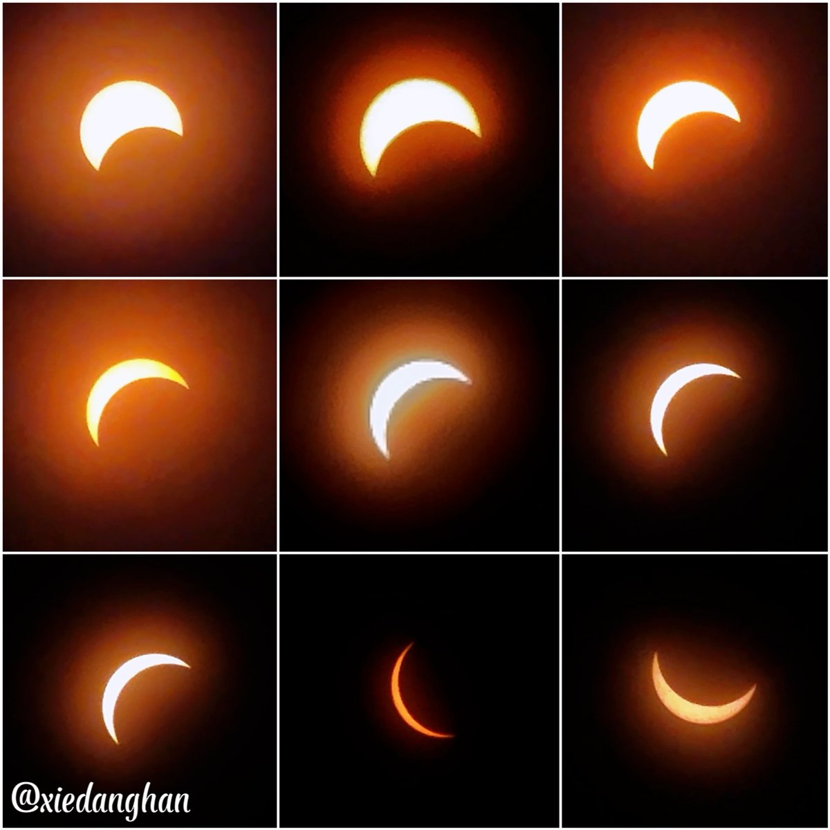 Amazing views of #Eclipse2024 taken from Boston, MA🤩 @BU_Tweets @BUEarth April 8th, 3-3.40pm, 2024...