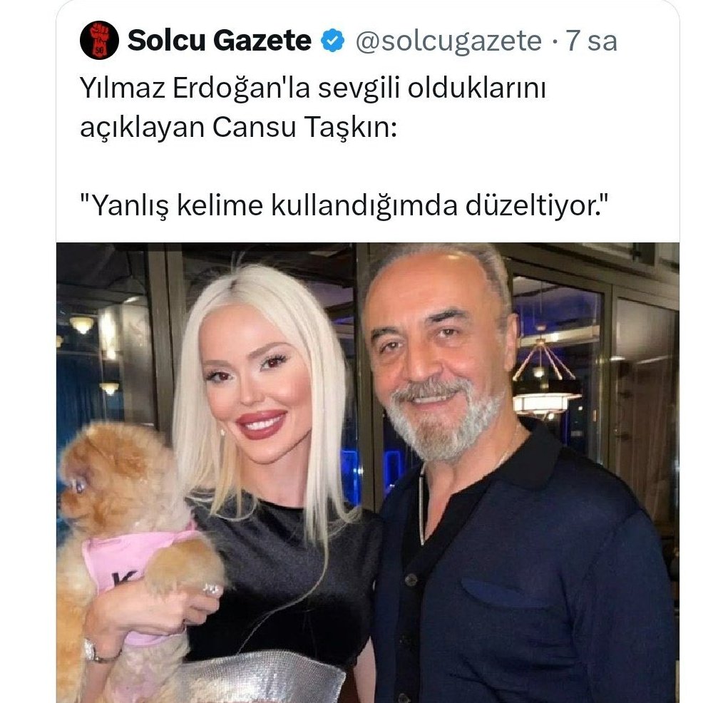 Bu kadın Yılmaz Erdoğan'ın yeni sevgilisiymis Vallahi ilk bakışta Adnan Oktar'ın kediciği sandım Malum kedicikler ortada kalınca Yılmaz abimiz pek merhametli Hemen sahip çıkmış dedim😂 #güneştutulması