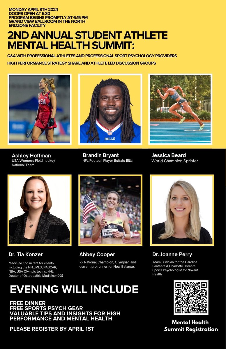 AppSportPsych's tweet photo. Reminder: Summit is tonight!!! Excited to see everyone! https://t.co/gxjsE41YgB