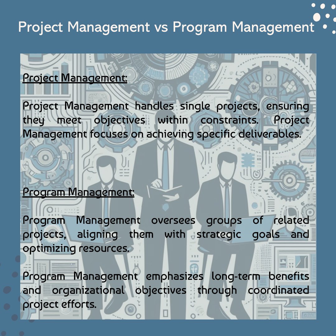 OneSolutionsWeb's tweet photo. Mastering Project Management
What Is the Difference Between Project Management and Program Management?
๐ผ #ProjectManagement101 ๐#MasteringProjects #LearnWithUs #Empowerment #SuccessInProjects ๐ #Teamwork ๐ค #GoalAchievement ๐ฏ #onesolutionsweb ๐ผ #softwaredevelopments https://t.co/oc4nWBQvWA