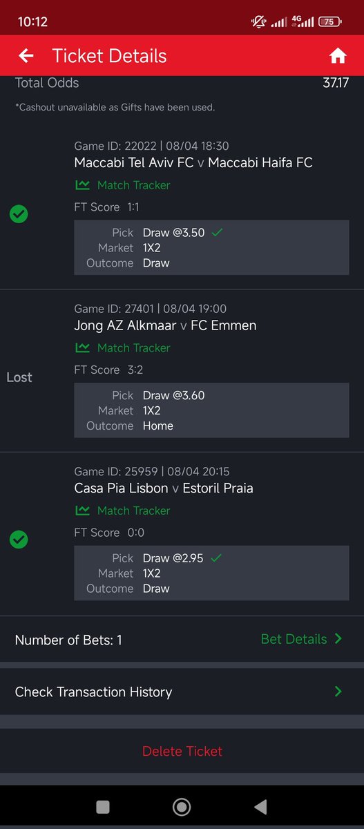 2/3 congratulations 💥💥💥💥 if you played them singles like I advised.