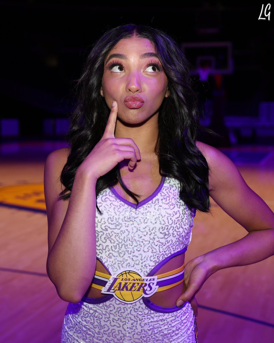 This week in Laker Girls Livin’ ✨ Jaqué Unanimous winner for “Best Laugh” on the team 🤣