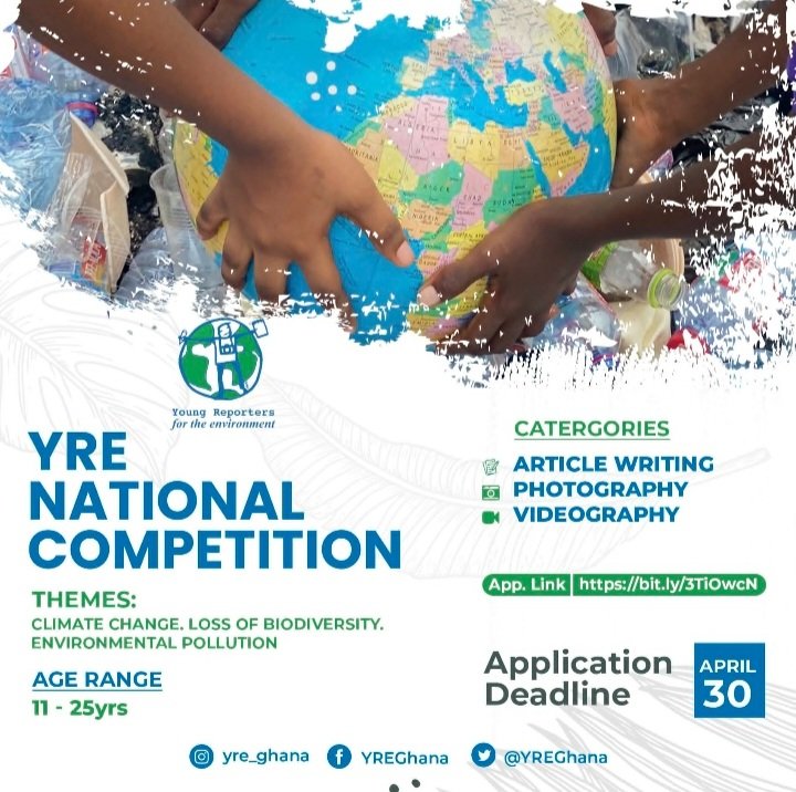 YRE NATIONAL COMPETITION 2024 is here!!🤩🤩🤩 ♻️Are you passionate about preserving our planet? Do you have a story to tell, a message to share, or a solution to propose? 📍To apply: tinyurl.com/yrenationalcom… Don’t miss out on this exciting opportunity!🤩