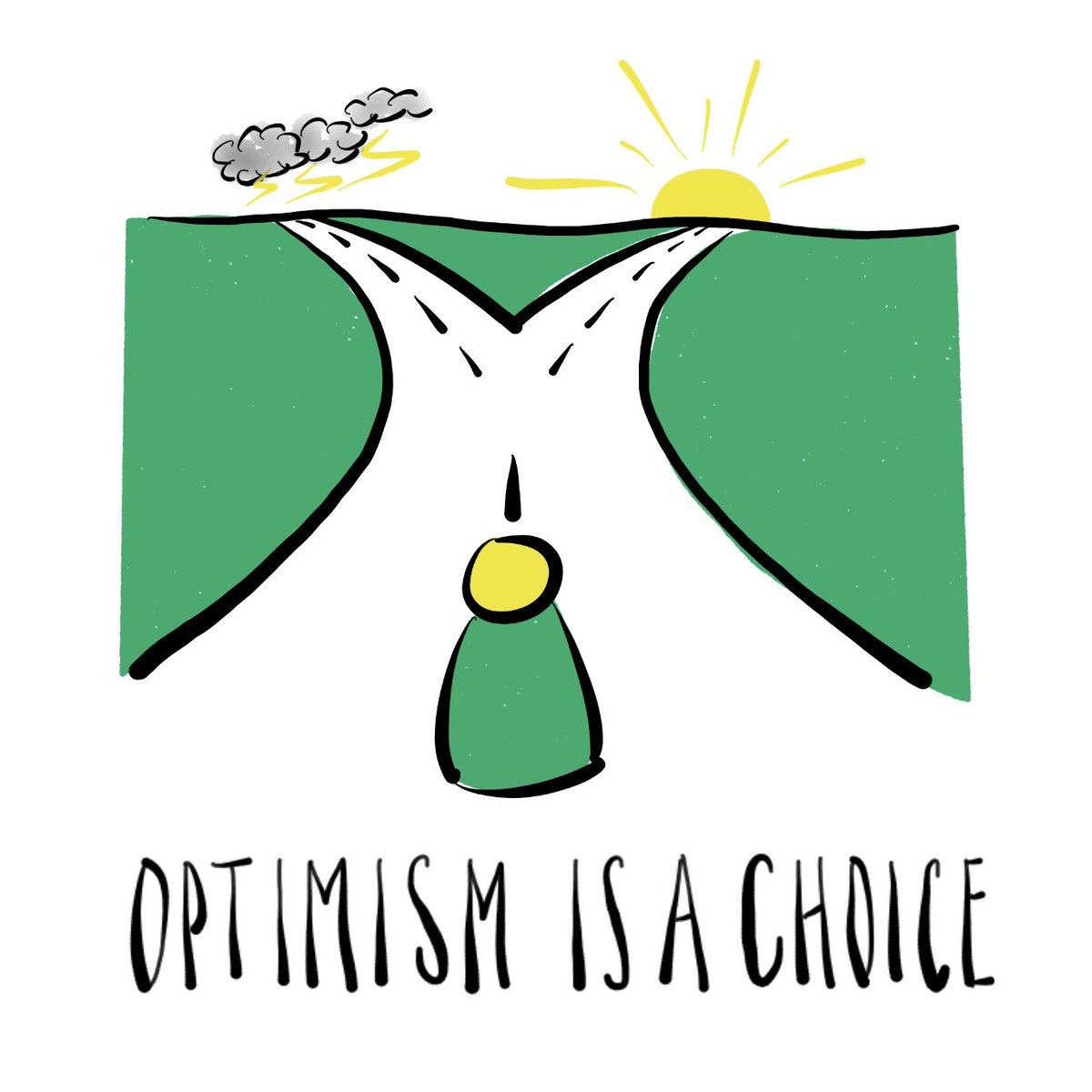 Optimism is a choice.

And with optimism comes choice.

- life happens
- it brings us down
- we choose how to respond

Always choose optimism.

Because when I choose optimism then I believe in opportunity.

And so I choose optimism.

Not blindly.

But boldly.