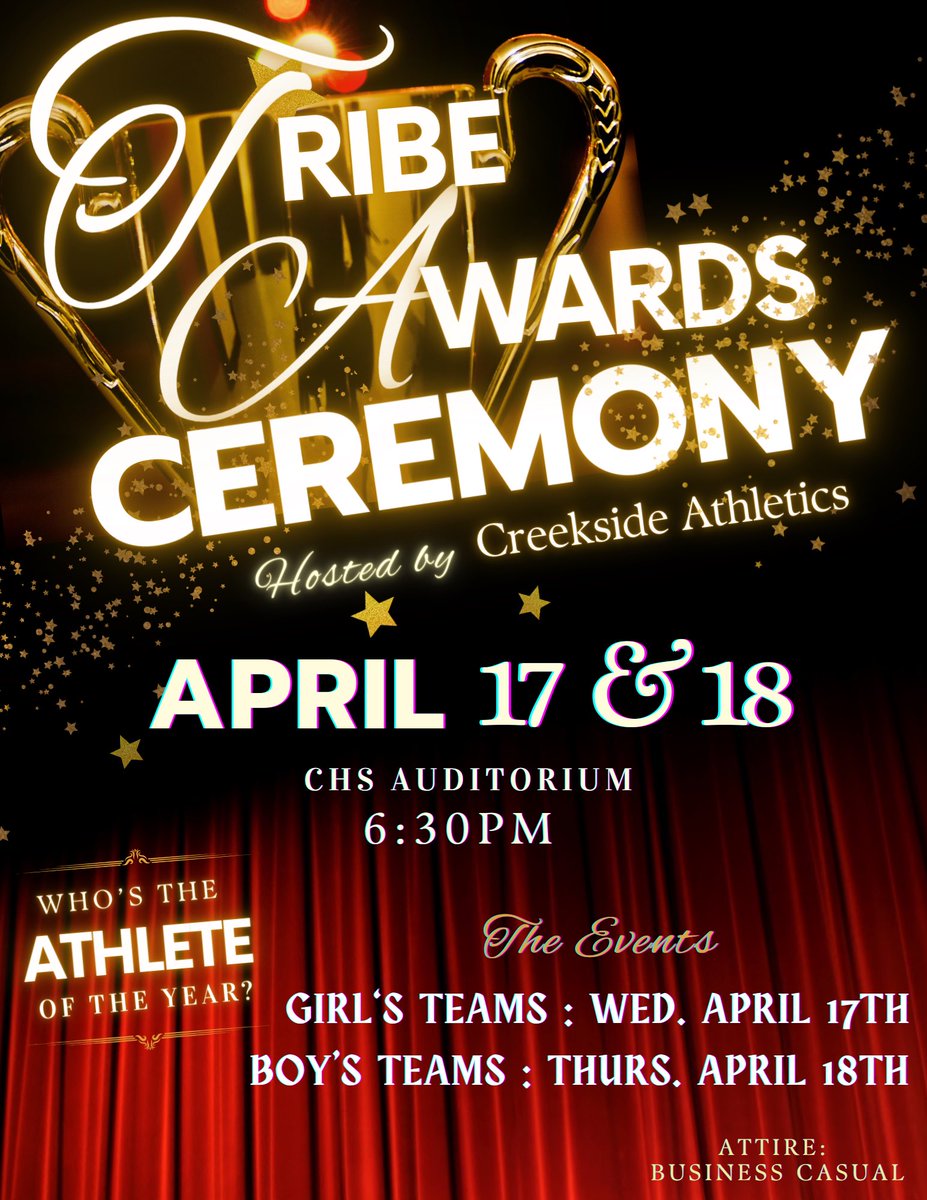 It’s time to celebrate our student-athletes! 🍢 #wearetheTRIBE