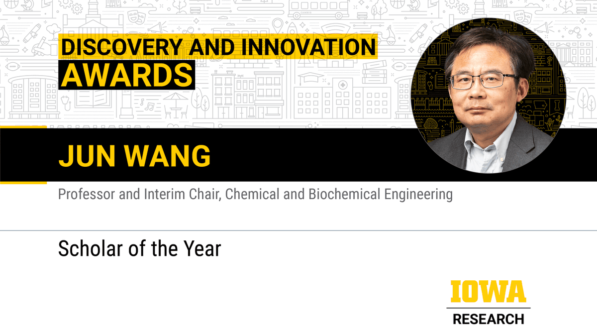 Congrats to Professor Jun Wang, our 2024 Scholar of the Year. Wang serves as @uiowa's lead investigator on the NASA TEMPO mission, which Time Magazine named one of the best inventions of 2023. @UIowaEngr @IATechInstitute