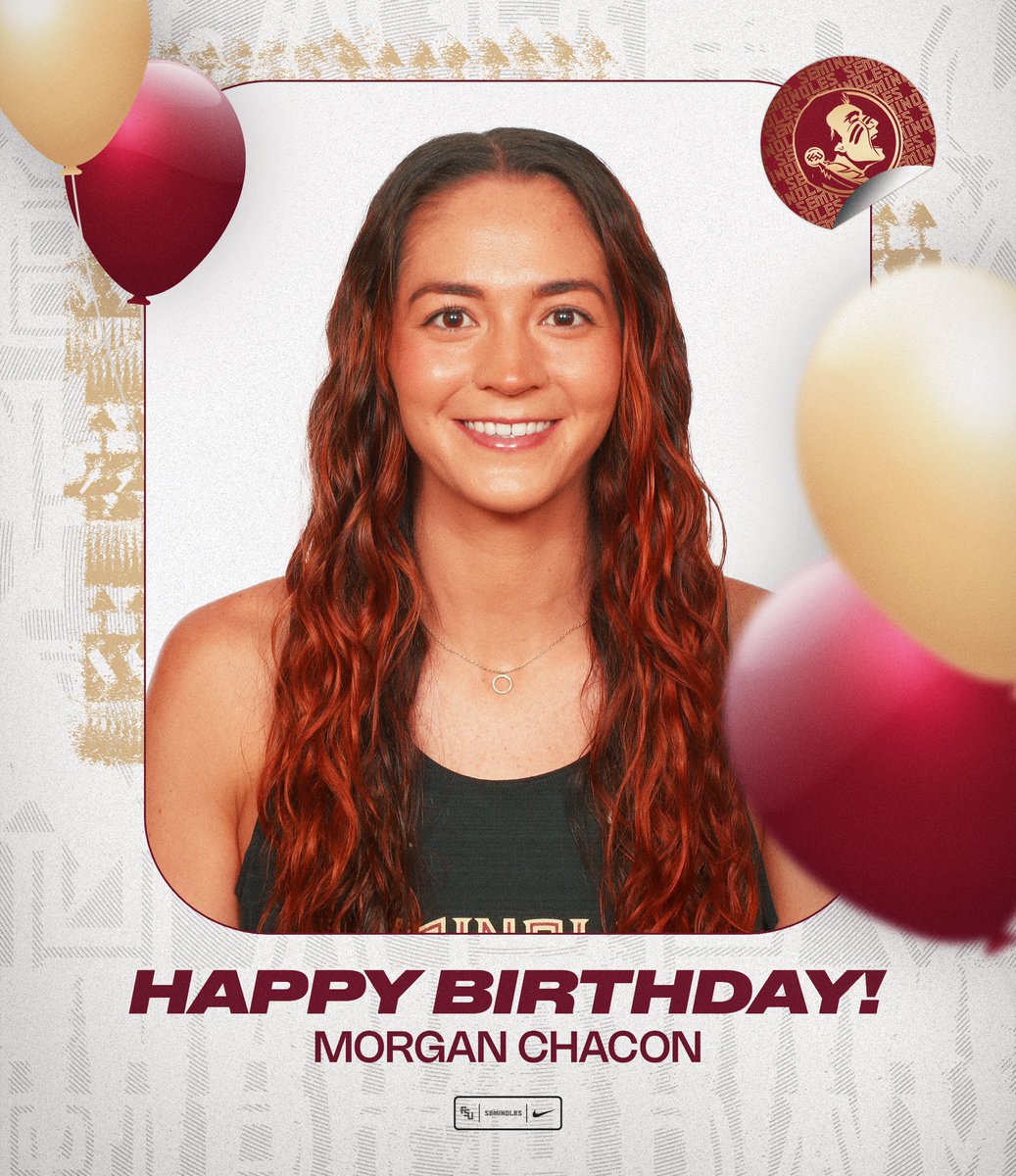 Join us in wishing a very happy birthday to Morgan Chacon! 🎉 #ItsBiggerThanYou | #GoNoles