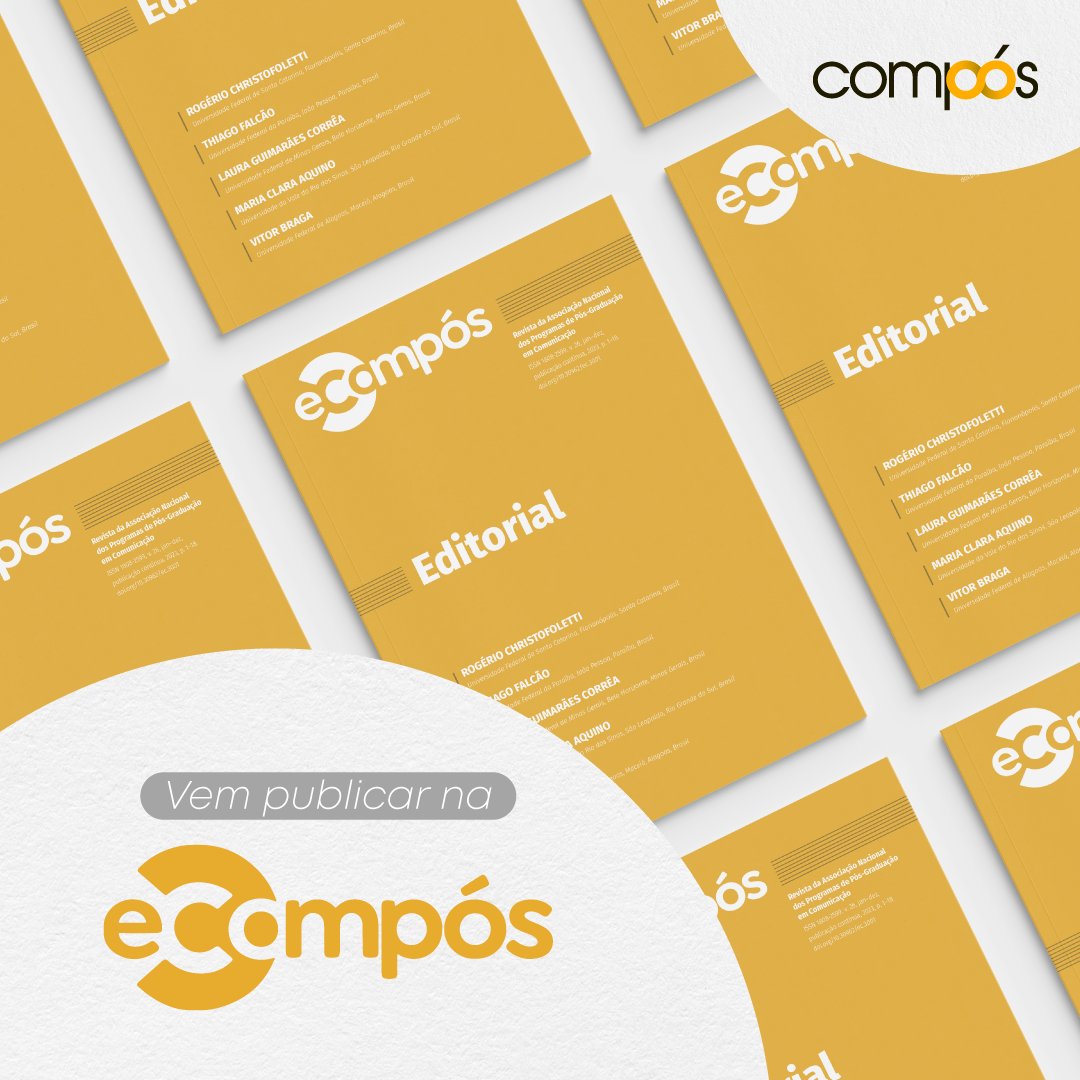 A E-Compós está aberta para submissões de artigos em fluxo contínuo! ✨

A Revista aceita artigos inéditos e originais, em língua portuguesa, inglesa e espanhola, que abordem temas da Comunicação e áreas afins.