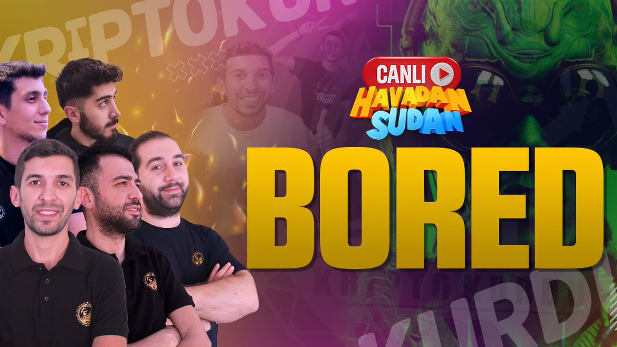 BORED Claim'e açıldı. 🚨 Canlı yayındayız 👇 youtube.com/live/xAl08o7Ov…