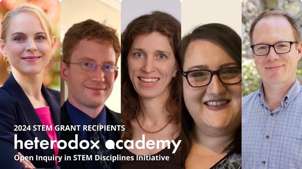 HxA is pleased to announce the awardees of its 2023-24 Open Inquiry in STEM Funding Competition: Dr. Julia Schaletzky, Dr. David Bamman, Dr. Danica Kulibert, Dr. Elizabeth Weiss, and Dr. Jason Manning. ow.ly/tOVF50Ra5nH