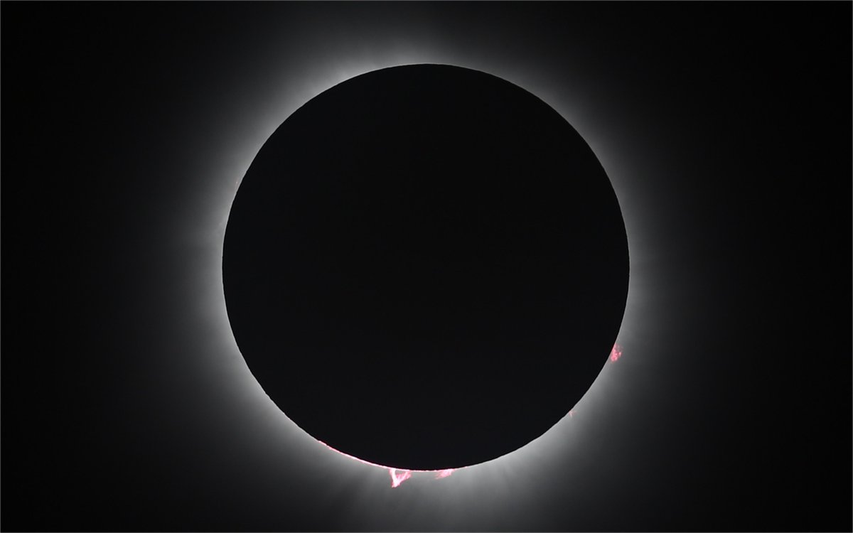Experience the celestial ballet through the lens of Andrej Prsa, PhD, Professor of Astrophysics and Planetary Science at Villanova University. This image of the solar eclipse was captured directly from the path of totality in Cleveland, OH.