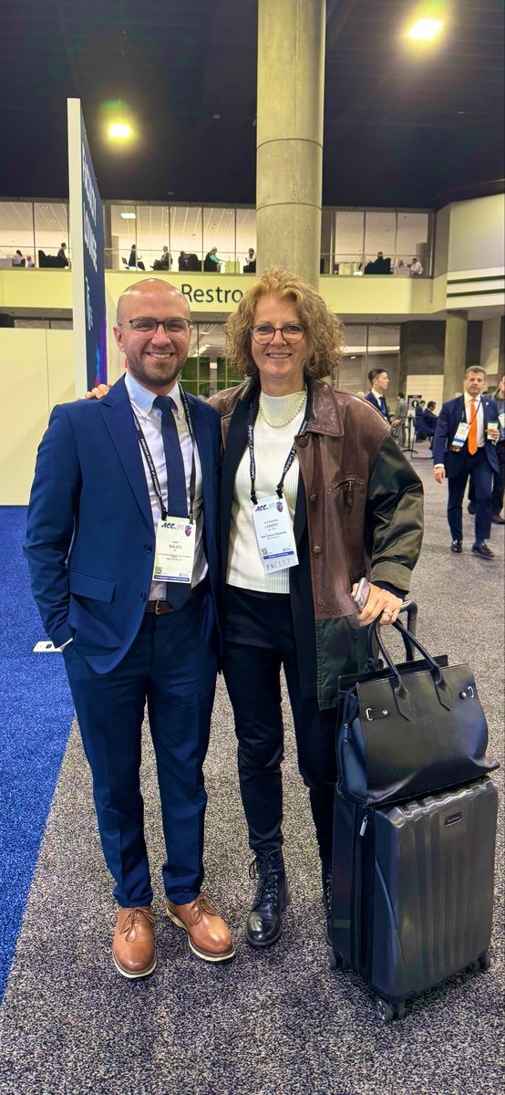 With the #ACC24 coming to an end, great science, a lot of fun, networking, and meeting friends and mentors. Thank you Dr. @AlexandraLansky for the support and mentorship. Can’t be more proud of being part of your team. #CardioTwitter #CardioX @StoriesImg