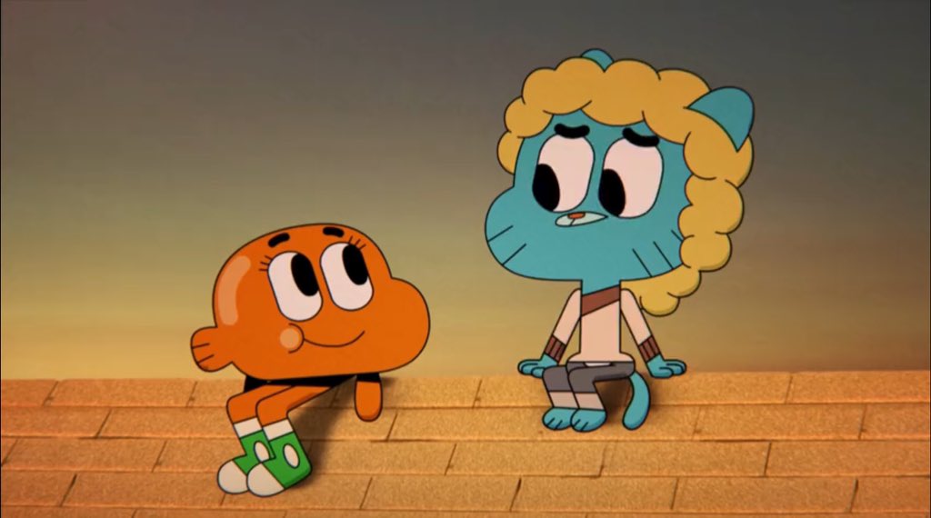 #TotalSolarEclipse has ended for us including Gumball and Darwin! #Eclipse2024 #solareclipse #eclipseacrossamerica #theamazingworldofgumball