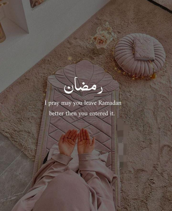 _تمہارے پاس رب اور جائے نماز موجود ہے تو تمہیں_ 

_رونے کے لیے کندھا تلاش کرنے کی ضرورت نہیں ...!!_✨🤍

#الوداع_رمضان_کریم
#نمود_عشق