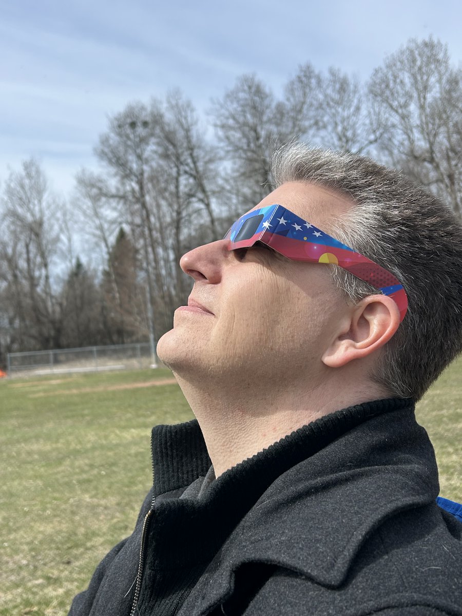 AMAZING to see the total eclipse today in upstate New York with Jody and Penny. A truly memorable experience. Surely it will inspire a new piece for the Augmented Orchestra. Stay tuned!