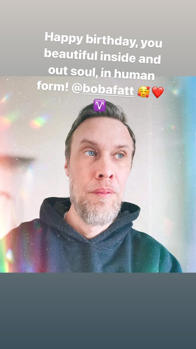 Love always for this special human! @BobaFatt 🥰