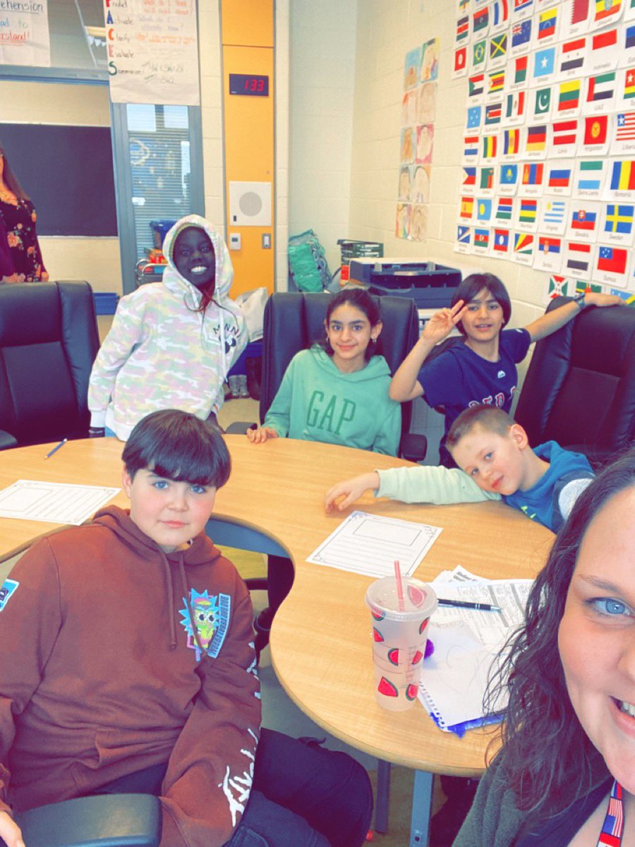 Spring break was good, but being back to work with kids like this is great! 🥰 @eastpointelem @MCEd_NLschools