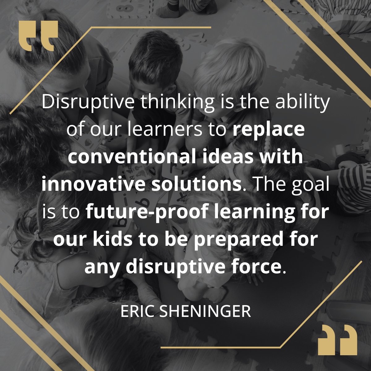 By fostering a culture of innovation, leaders empower students to create solutions to challenges, ensuring that they can navigate the uncertainties of tomorrow. Find out more about in Eric’s (@E_Sheninger) episode of VFE bit.ly/3vMVhun #EducationForAll