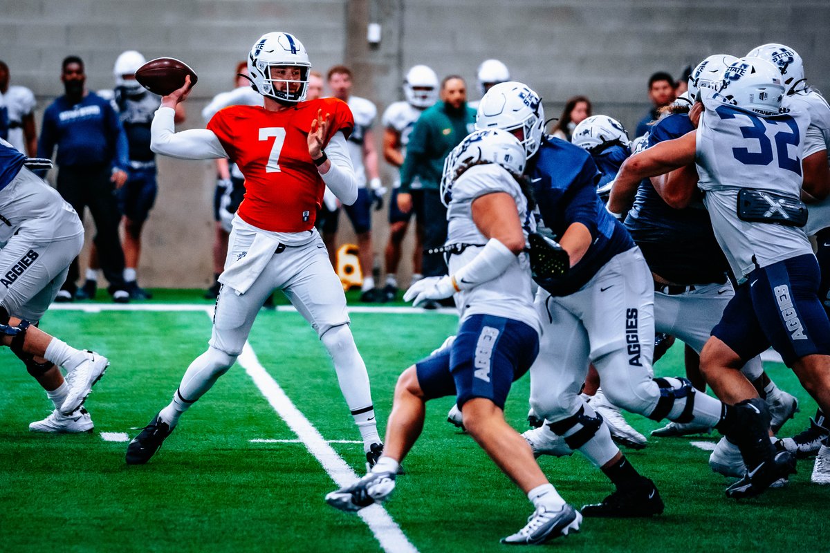 📸 from our Saturday scrimmage! 🤘 #AggiesAllTheWay