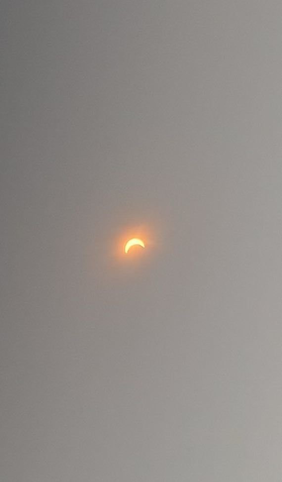 Eclipse from @fly2ohare!!! @united