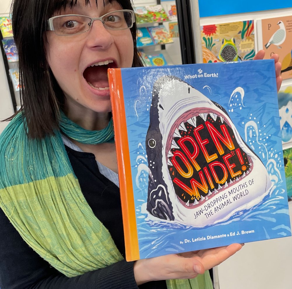 Letizia (@letiziadiamante) on Twitter photo Open Wide!
Jaw-dropping mouths of the animal world
LAUNCH: 5th September 2024. Hardback. 64 colourful
pages of fun and informative facts about teeth,
tongues and saliva. 😄
Illustrator: Ed J Brown
Publisher: <a href="/whatonearthbook/">What on Earth! Books</a>
#bcbf2024 #bookstagram #STEM #kidsbook Open Wide!
Jaw-dropping mouths of the animal world
LAUNCH: 5th September 2024. Hardback. 64 colourful
pages of fun and informative facts about teeth,
tongues and saliva. 😄
Illustrator: Ed J Brown
Publisher: <a href="/whatonearthbook/">What on Earth! Books</a>
#bcbf2024 #bookstagram #STEM #kidsbook