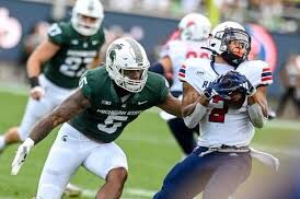 I am extremely excited and blessed to say that I have received an offer from Michigan State University!! #LTM @coachscott33 @DLCoachLegi @MSU_Football @HuguenotFB