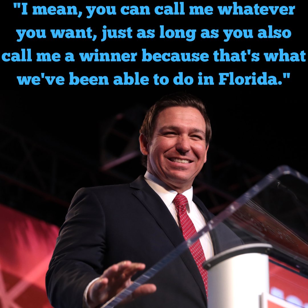 DeSantis on being called names: Thoughts?