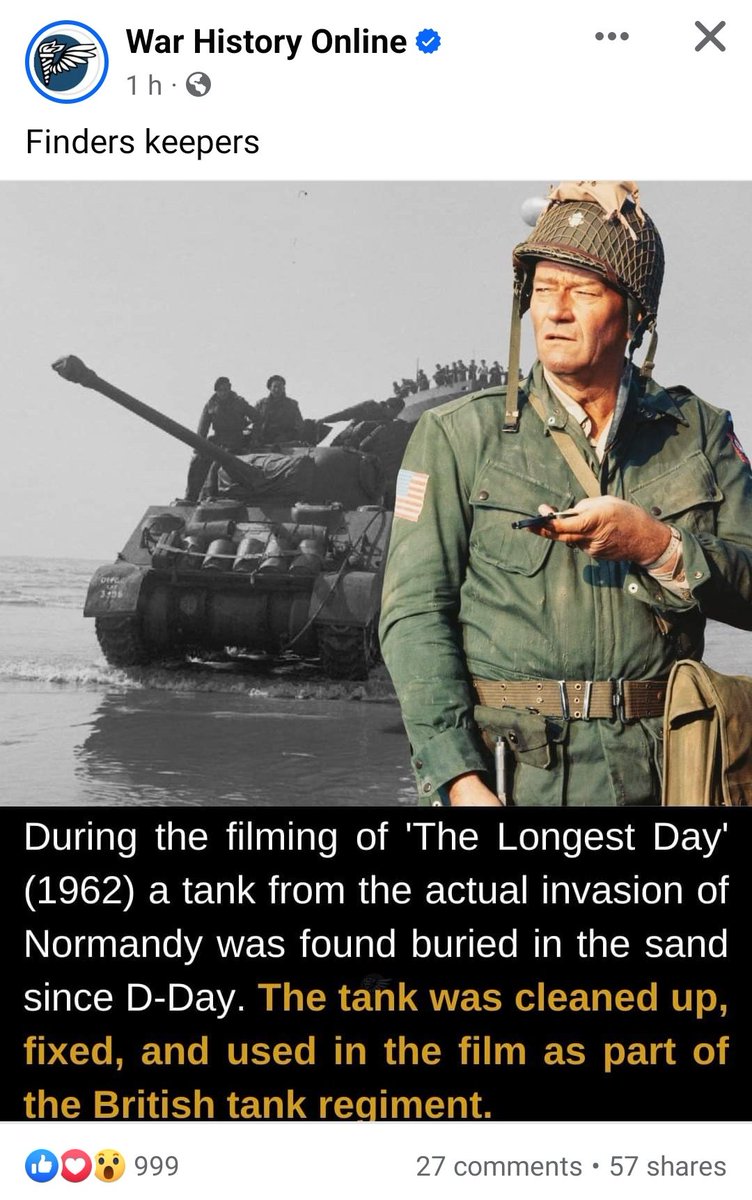 The utter drivel that is War History Online is shovelling this pile of tripe. @FightingOnFilm