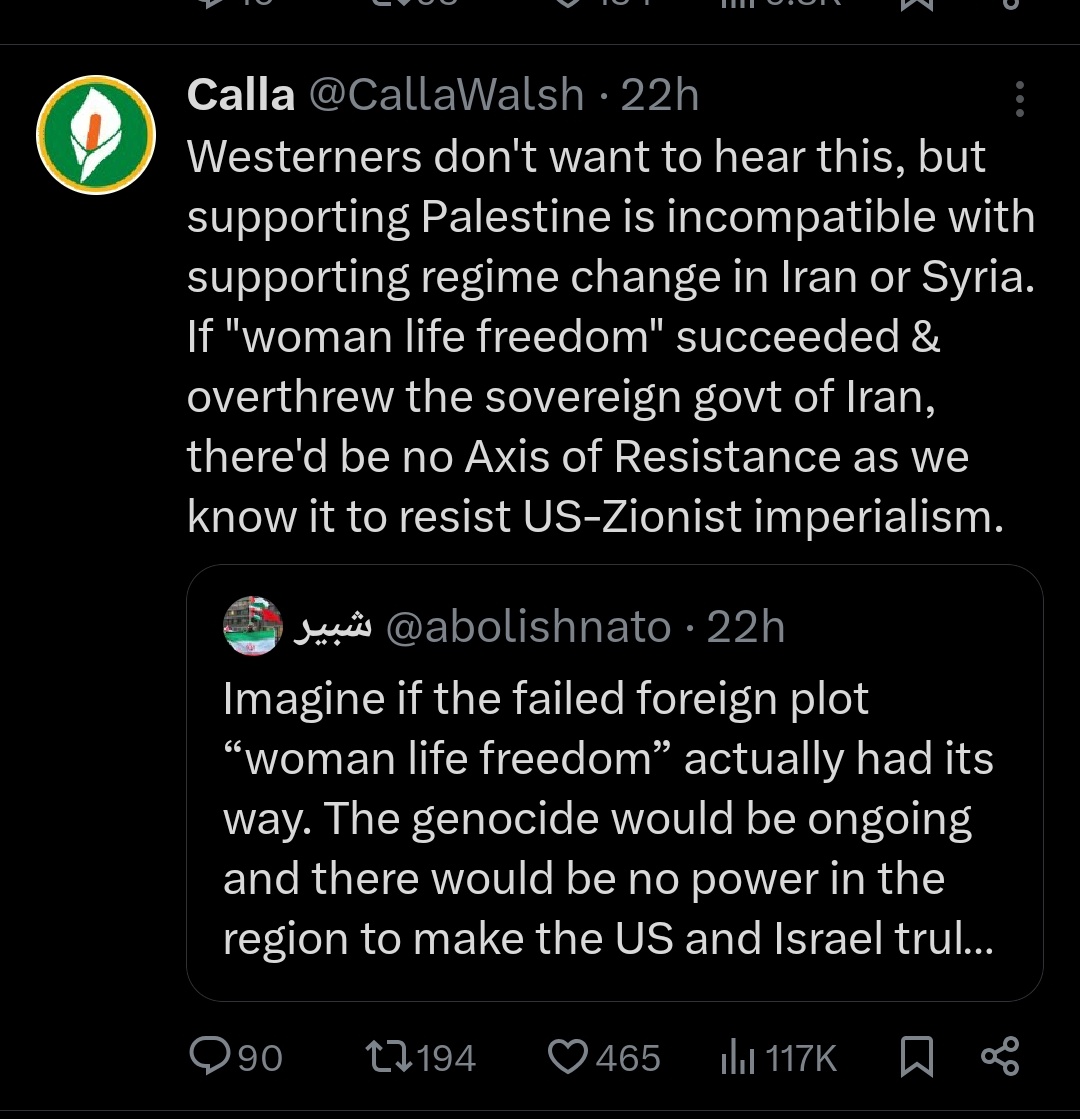 An Irish - American, and this doesn't surprise me one bit. There's so much radicalisation happening. I see it here, growing every day, and it starts with making excuses for fundamentalist terrorist regimes AND their supporters. There are no excuses.